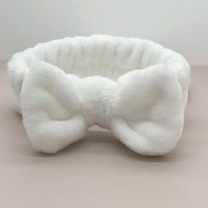 NWT Spa Headband makeup facial hairband white